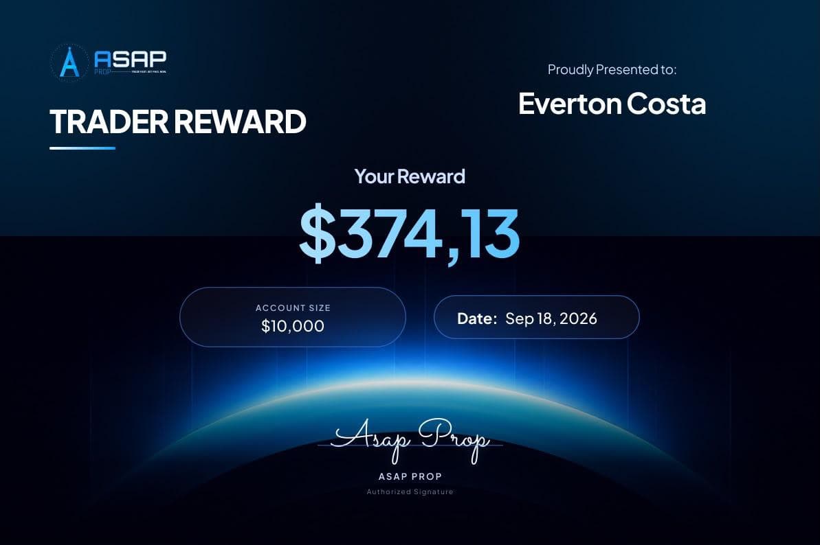 Certificado de payout ASAP — Everton Costa