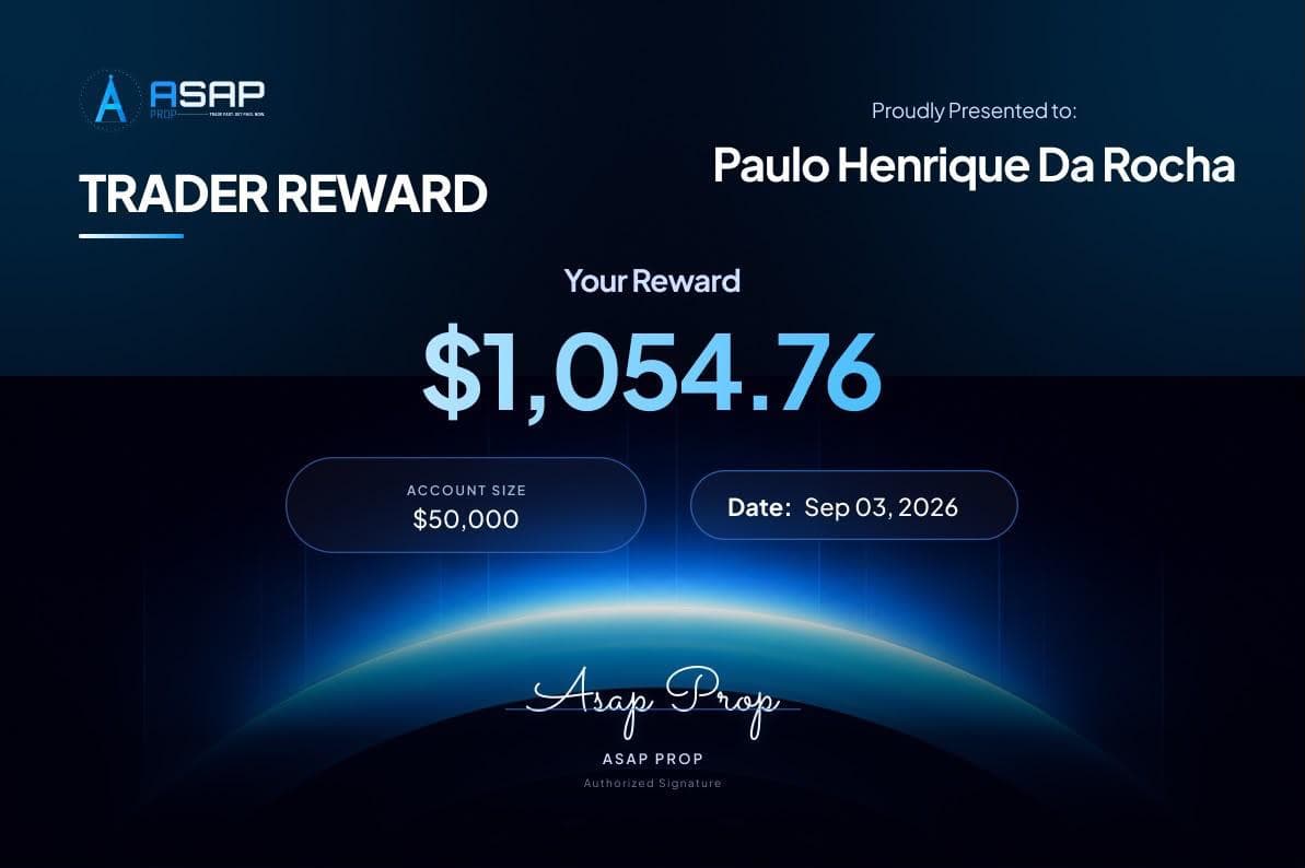 Certificado de payout ASAP — Paulo Henrique Da Rocha